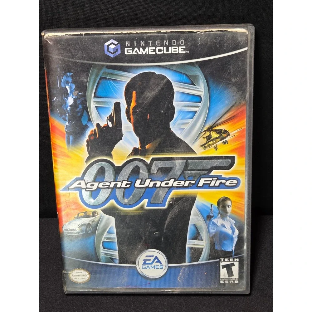 007 Agent Under Fire Nintendo GameCube CIB James Bond 007 EA Games DOL-GW7E-USA‎